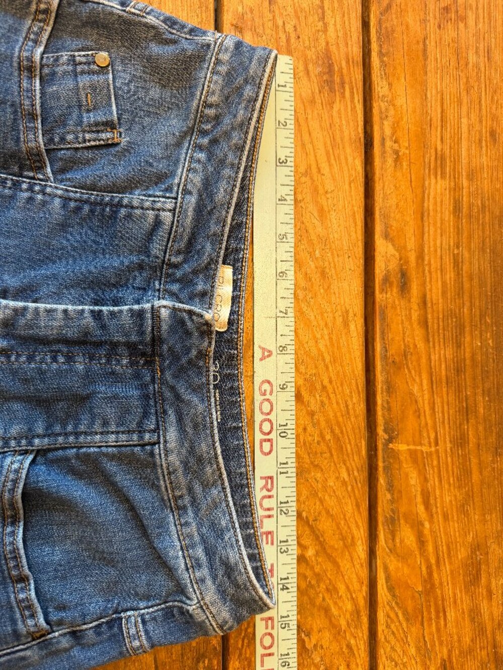 Pilcro Emory Pleated Jeans High Rise Wide Leg - size 30 - Picture 8 of 12